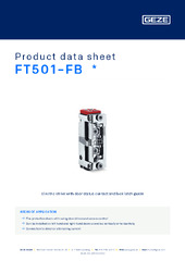 FT501-FB  * Product data sheet EN