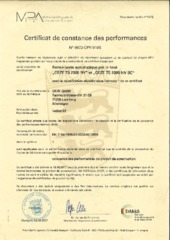 Certificat FR (759200)
