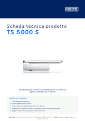 TS 5000 S Scheda tecnica prodotto IT