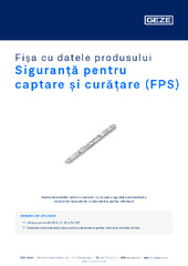 Siguranță pentru captare și curățare (FPS) Fișa cu datele produsului RO