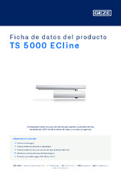 TS 5000 ECline Ficha de datos del producto ES