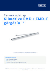 Slimdrive EMD / EMD-F görgősín  * Termék adatlap HU