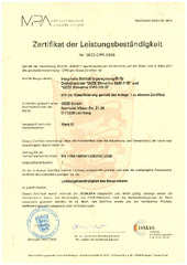 Certificate FR DE EN (61553)
