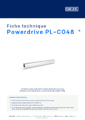 Powerdrive PL-CO48  * Fiche technique FR