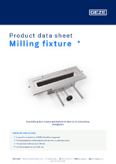 Milling fixture  * Product data sheet EN
