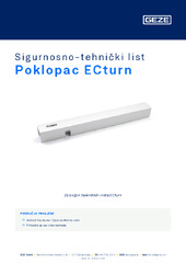 Poklopac ECturn Sigurnosno-tehnički list HR
