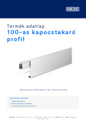 100-as kapocstakaró profil Termék adatlap HU