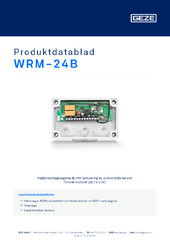 WRM-24B Produktdatablad SV