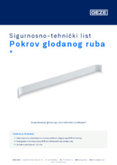 Pokrov glodanog ruba  * Sigurnosno-tehnički list HR