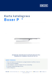 Boxer P  * Karta katalogowa PL