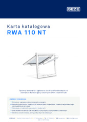 RWA 110 NT Karta katalogowa PL