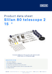 Slilan 80 telescope 2 1S  * Product data sheet EN