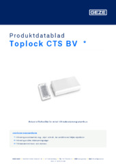 Toplock CTS BV  * Produktdatablad SV