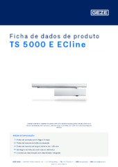 TS 5000 E ECline Ficha de dados de produto PT