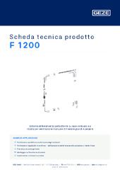 F 1200 Scheda tecnica prodotto IT