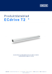 ECdrive T2  * Produktdatablad SV