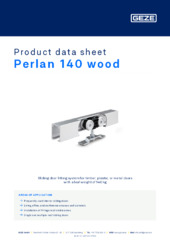 Perlan 140 wood Product data sheet EN