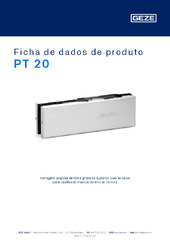PT 20 Ficha de dados de produto PT