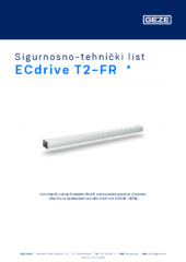 ECdrive T2-FR  * Sigurnosno-tehnički list HR