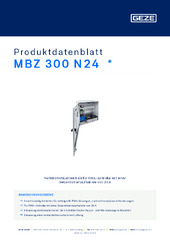 MBZ 300 N24  * Produktdatenblatt DE