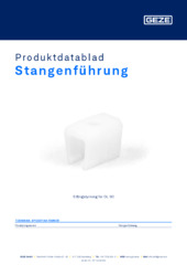 Stangenführung Produktdatablad SV