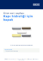 Kapı hidroliği için kapak Ürün veri sayfası TR