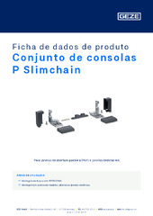 Conjunto de consolas P Slimchain Ficha de dados de produto PT