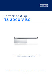 TS 3000 V BC Termék adatlap HU
