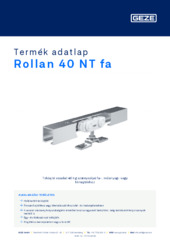 Rollan 40 NT fa Termék adatlap HU