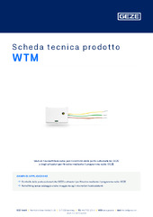 WTM  * Scheda tecnica prodotto IT