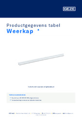 Weerkap  * Productgegevens tabel NL