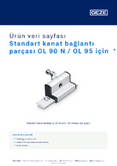 Standart kanat bağlantı parçası OL 90 N / OL 95 için  * Ürün veri sayfası TR
