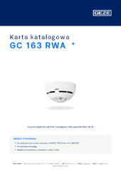 GC 163 RWA  * Karta katalogowa PL