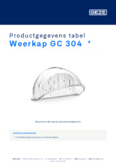 Weerkap GC 304  * Productgegevens tabel NL