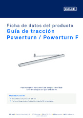 Guía de tracción Powerturn / Powerturn F Ficha de datos del producto ES