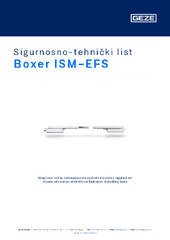 Boxer ISM-EFS Sigurnosno-tehnički list HR