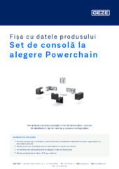 Set de consolă la alegere Powerchain Fișa cu datele produsului RO