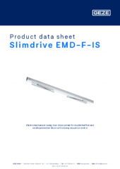 Slimdrive EMD-F-IS Product data sheet EN