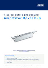 Amortizor Boxer 3-6 Fișa cu datele produsului RO