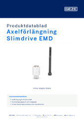 Axelförlängning Slimdrive EMD Produktdatablad SV