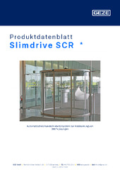 Slimdrive SCR  * Produktdatenblatt DE