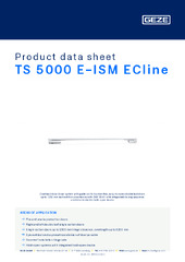 TS 5000 E-ISM ECline Product data sheet EN