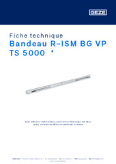 Bandeau R-ISM BG VP TS 5000  * Fiche technique FR