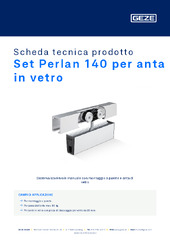 Set Perlan 140 per anta in vetro Scheda tecnica prodotto IT