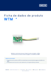 WTM  * Ficha de dados de produto PT