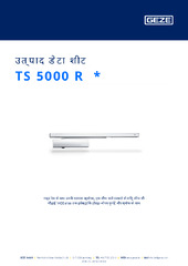 TS 5000 R  * उत्पाद डेटा शीट HI