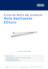 Guía deslizante ECturn Ficha de datos del producto ES