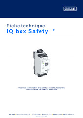 IQ box Safety  * Fiche technique FR
