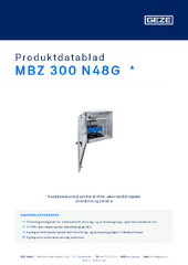 MBZ 300 N48G  * Produktdatablad DA