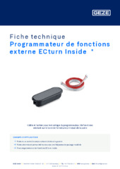 Programmateur de fonctions externe ECturn Inside  * Fiche technique FR